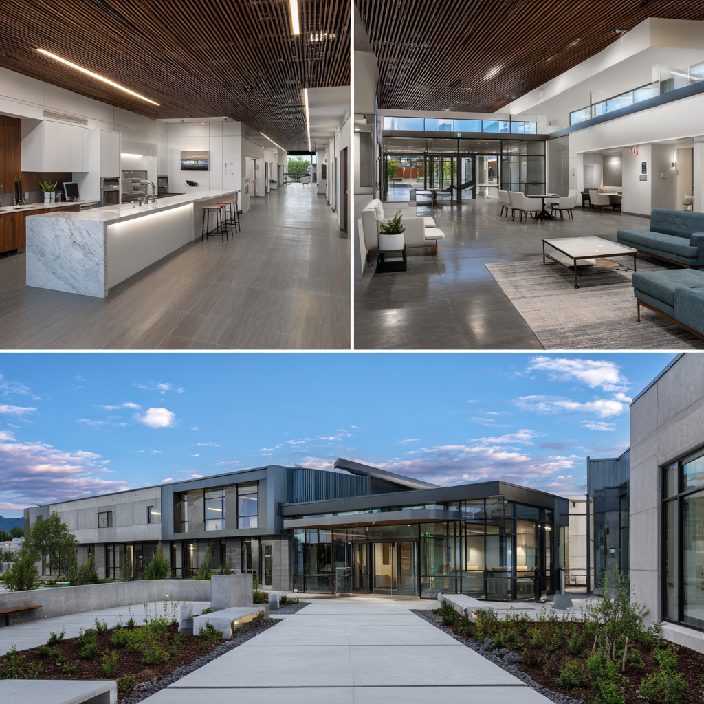 Outdoor space at MCHS Rehab treatment facility